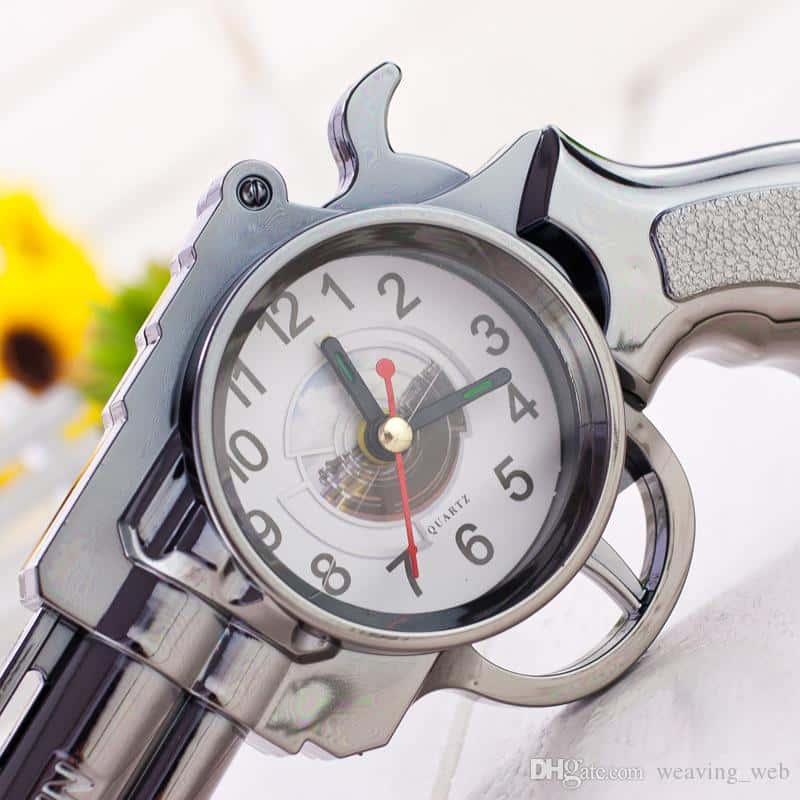 Đồng hồ để bàn hình cây súng