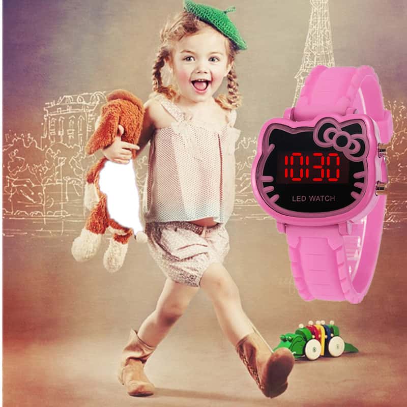 Đồng hồ đeo tay hình mèo