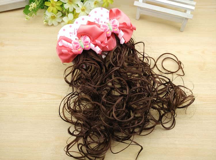 Kẹp tóc giả trẻ em