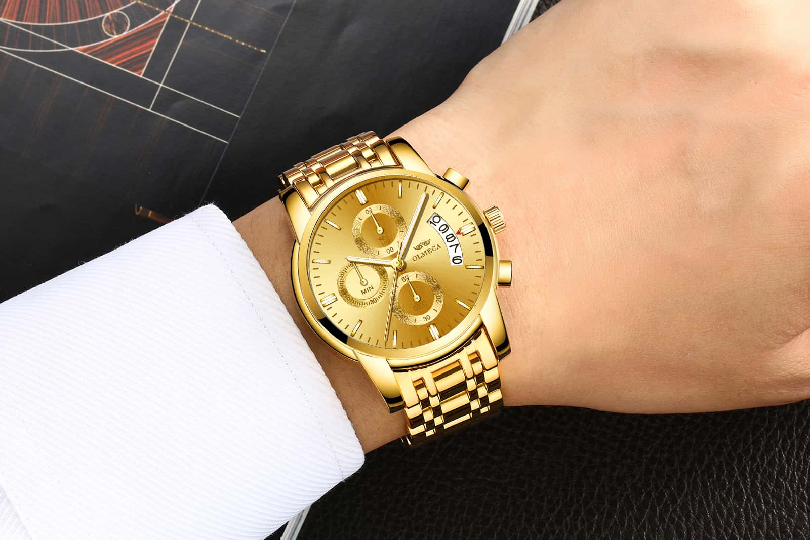 Đồng Hồ Đeo Tay Nam OLMECA