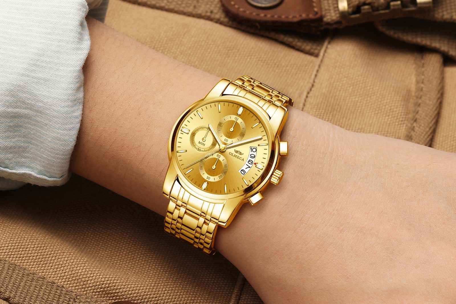 Đồng Hồ Đeo Tay Nam OLMECA
