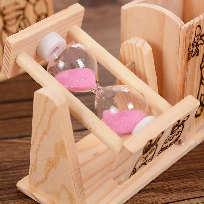 Đồng hồ cát kèm hộp đựng bút