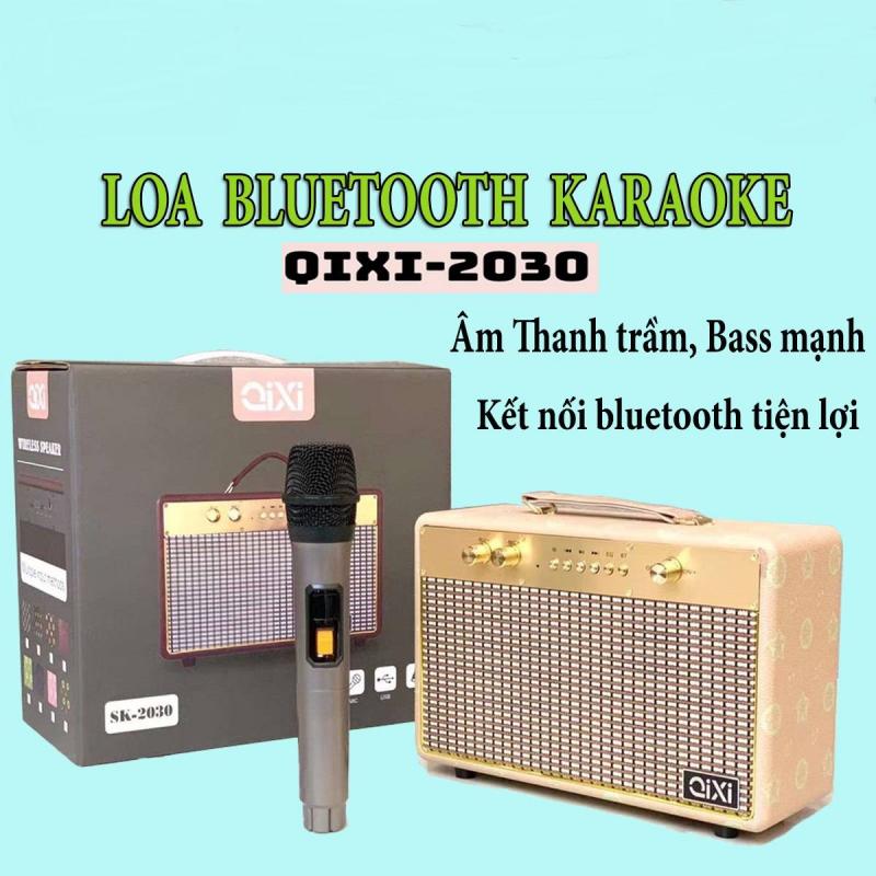 Loa karaoke Qixi 2030 (Kèm 1 micro không dây)