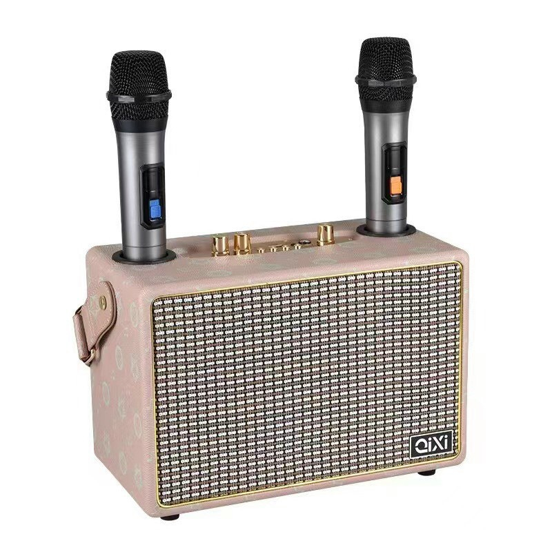 Loa karaoke Qixi 2036 (Kèm 2 micro không dây)