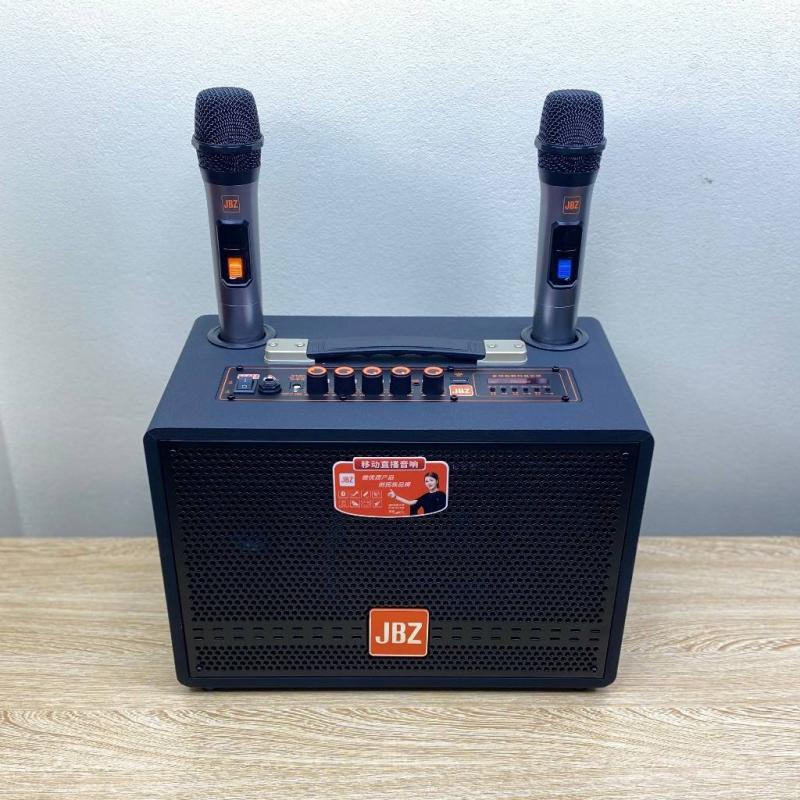 Loa karaoke JBZ J5 Bass 20cm siêu trầm kèm 2 micro không dây