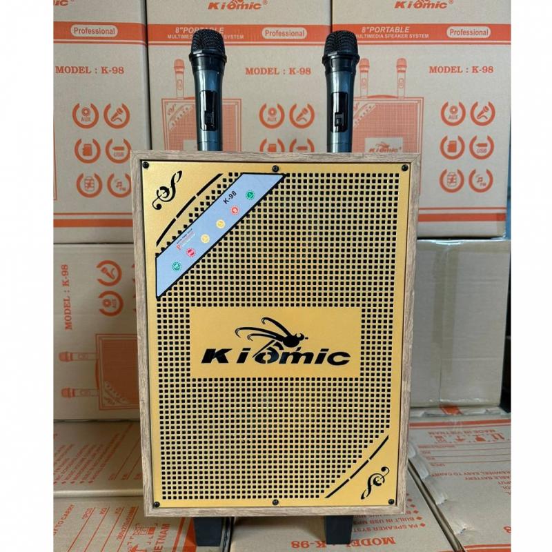 Loa karaoke Kiomic K98 (kèm 2 micro ko dây)