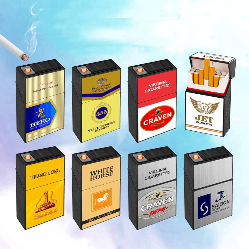 Bật lửa điện kiêm hộp thuốc hình con mèo