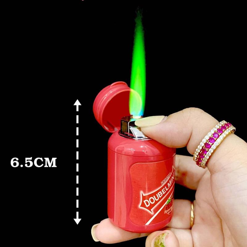Bật lửa hình hũ kẹo singum Doublemint xài gas lửa khò