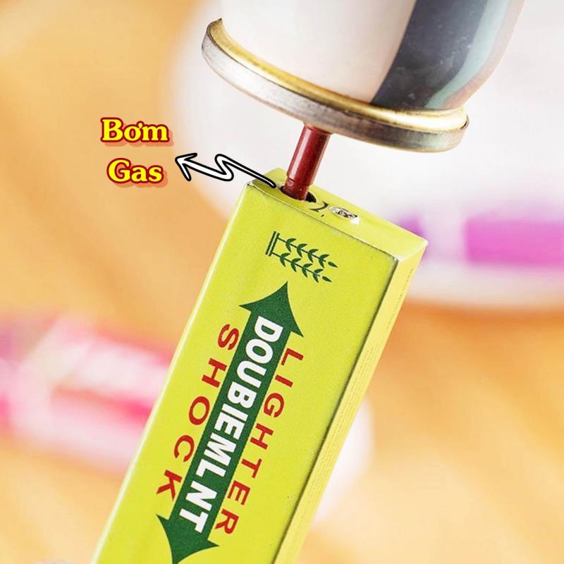 Bật lửa hình cây kẹo singum Doublemint xài gas