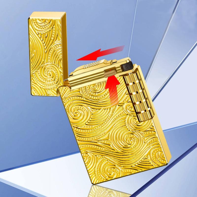 Bật lửa Dupont vân mây M-48 dùng gas