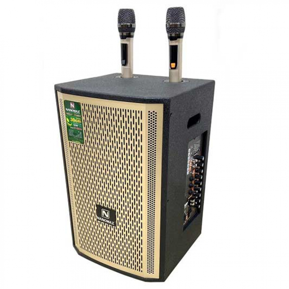 Loa Kéo Karaoke Nanomax S-800 Bass 30cm-360W