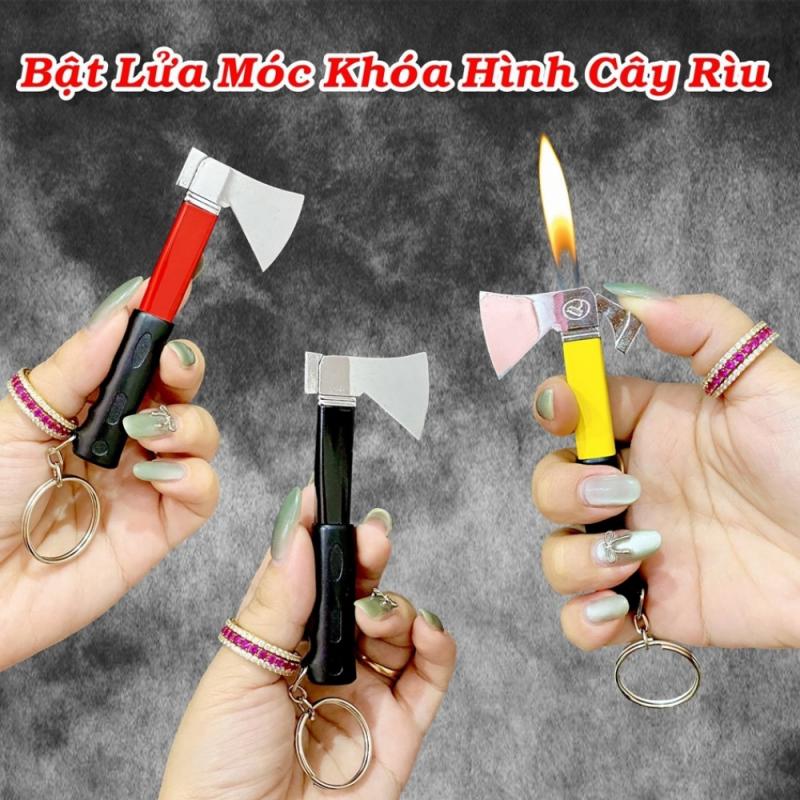 Bật lửa hình cây rìu kim loại - xài gas