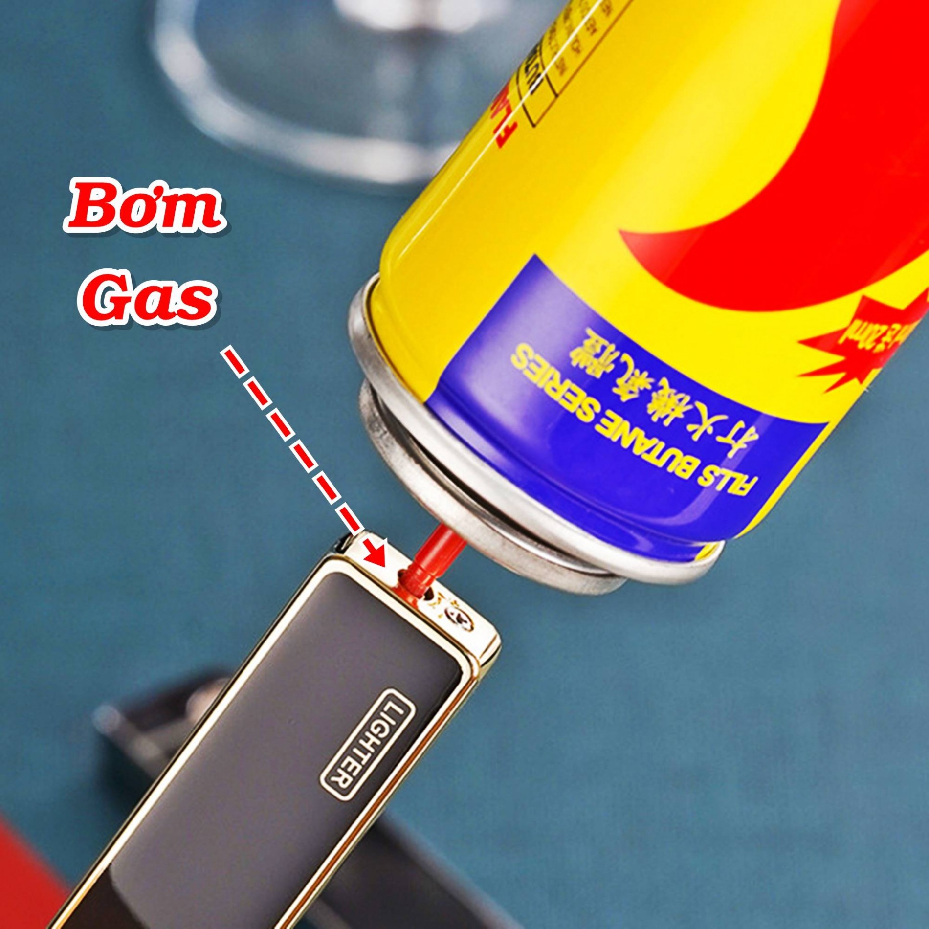 Bật lửa Honest mỏng dài sơn mài phủ bóng hình rồng gas đá