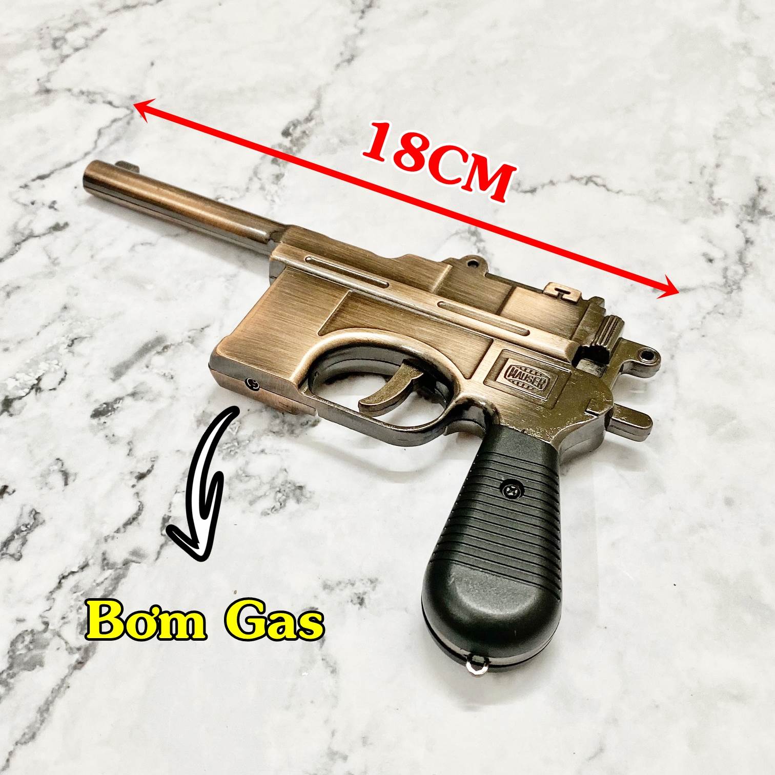 Bật lửa hình súng Mauser mini 18cm