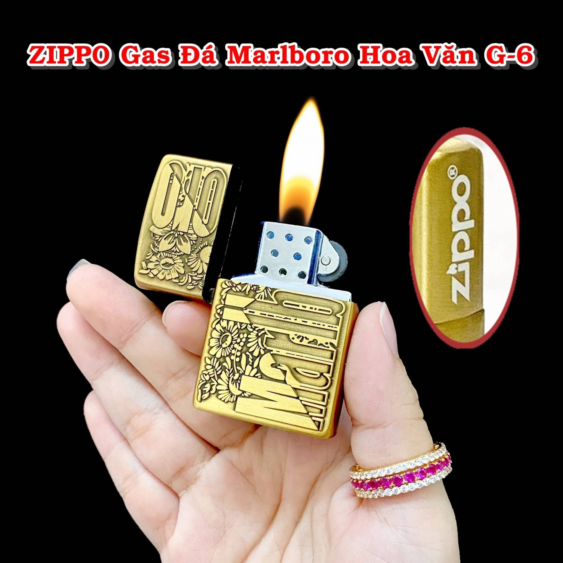 Bật lửa Zippo Marlboro xài gas