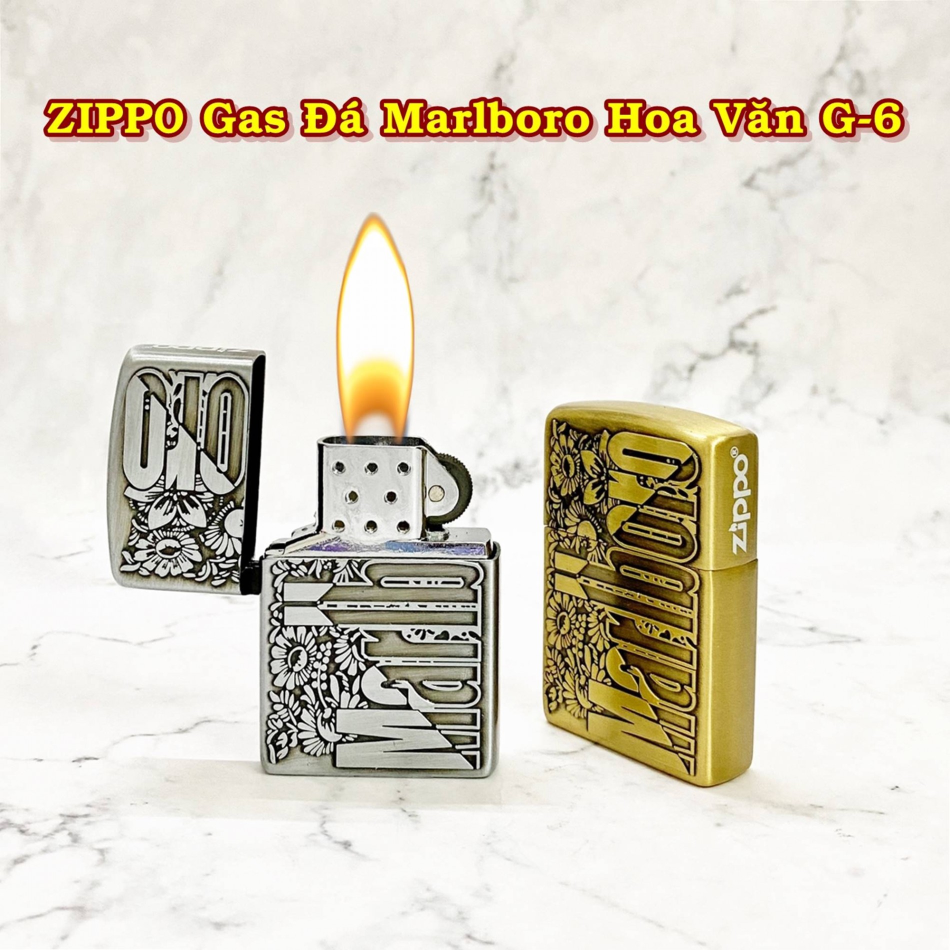 Bật lửa Zippo Marlboro xài gas